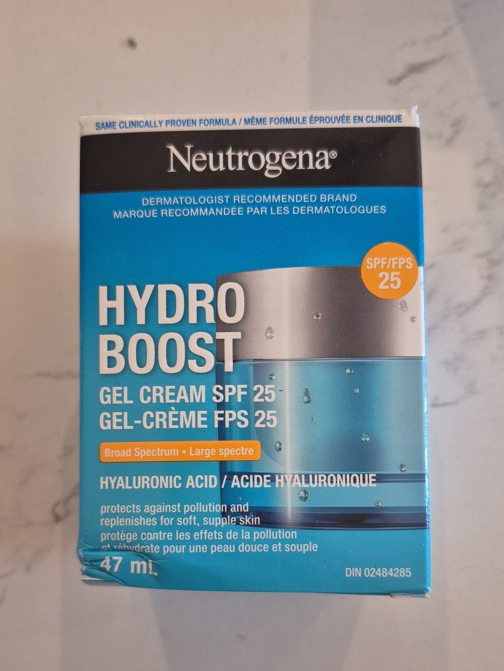 Neutrogena Hydro Boost Gel Cream SPF 25 – Blue